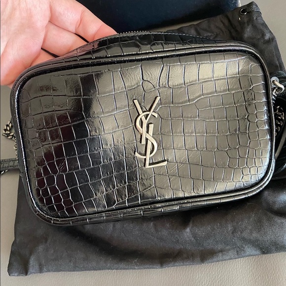 ❌SOLD❌Yves Saint Laurent Mini Lou Croc - Picture 6 of 8